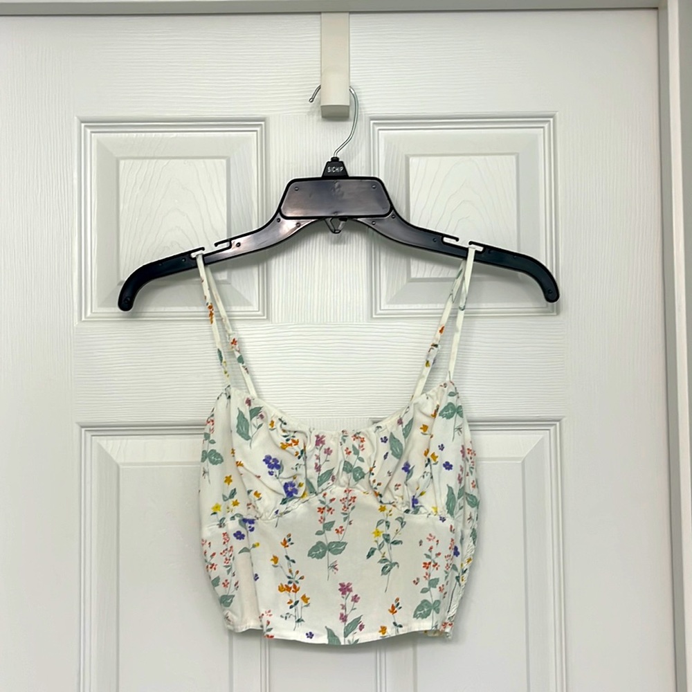 LA Hearts, size small, crop tank top